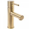 REA - Bateria Umywalkowa TESS Gold/Złota szczotkowana niska